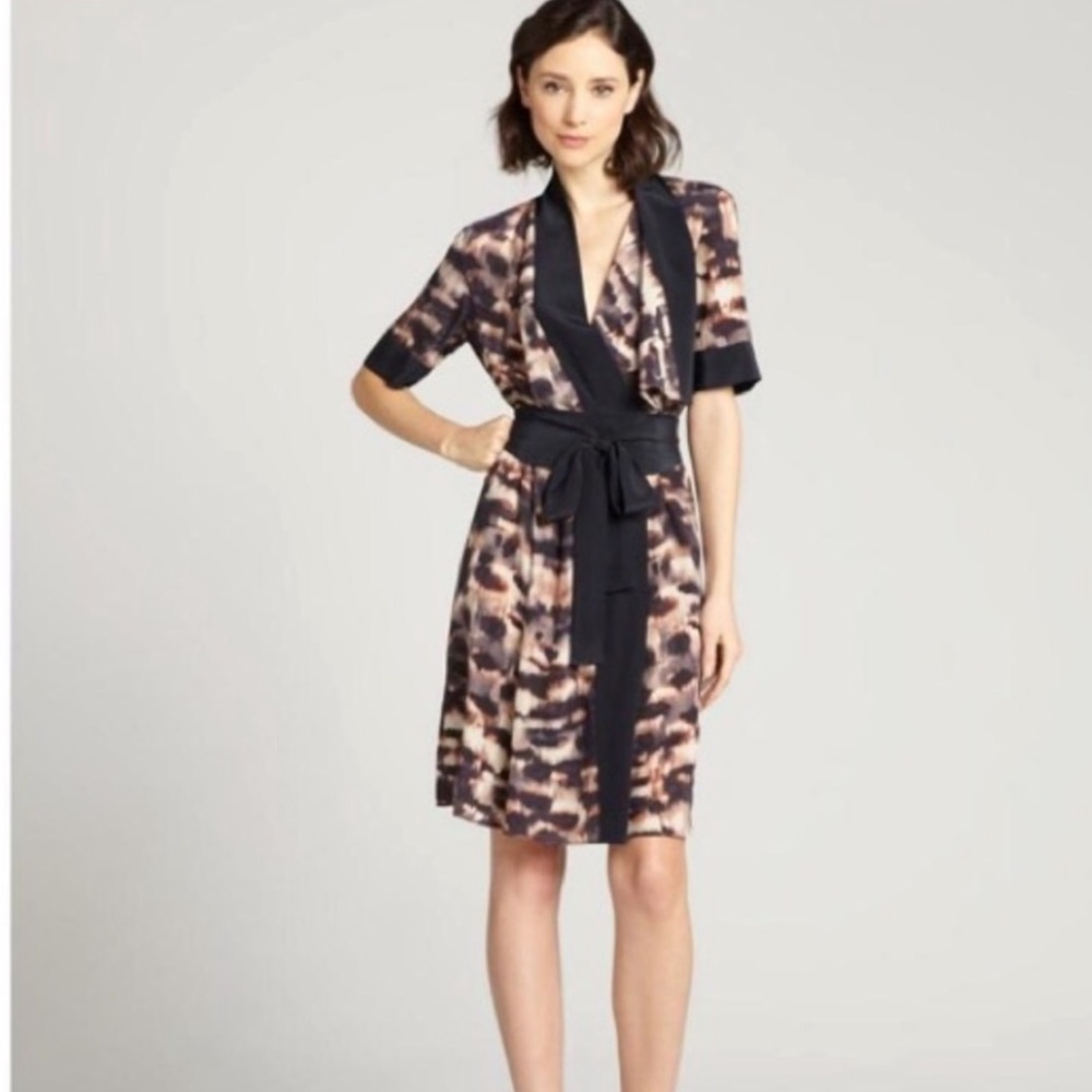BCBGMAXAZRIA Plum Walena Casual Dress
